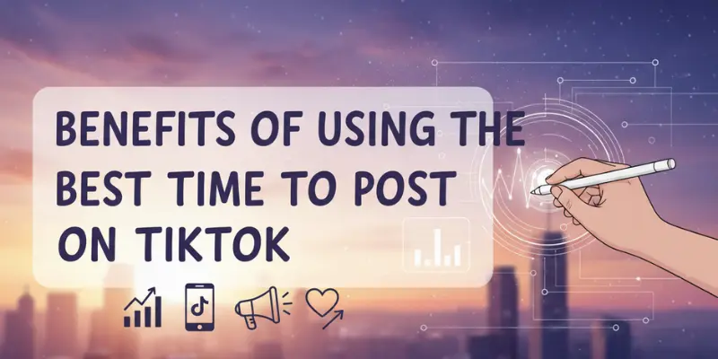 benefits of using the best time to post on tiktok