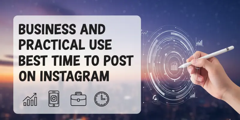 business and practical use best time to post on instagram