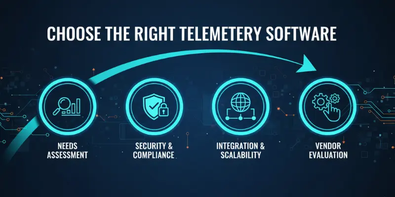 Guide to selecting telemetry software based on security, integration, scalability, and business needs