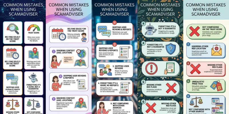 common mistakes when using scamadviser