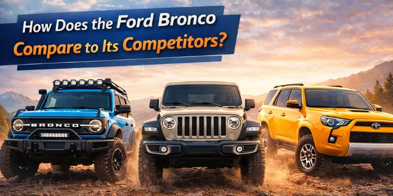how does the ford bronco compare to its competitors