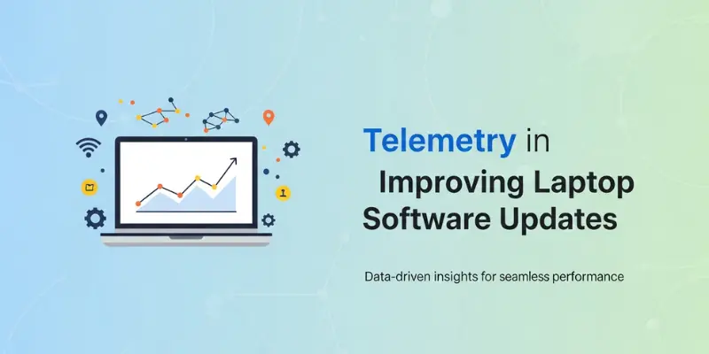 Telemetry in laptops improving software updates with data-driven insights for better performance.
