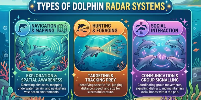 types of dolphin radar systems